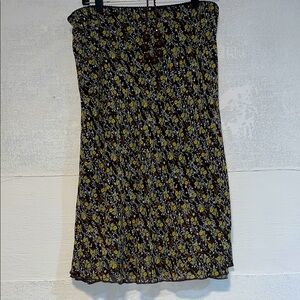 Briggs New York Brown/ Flower Skirt.  Size L